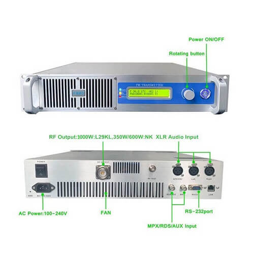 1KW FM Broadcast Transmitter - FM Transmitter - YXHT